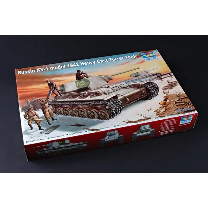 Trumpeter 00359 1/35 Россия KV-1 танк(модель 1942)-набор масштабных моделей