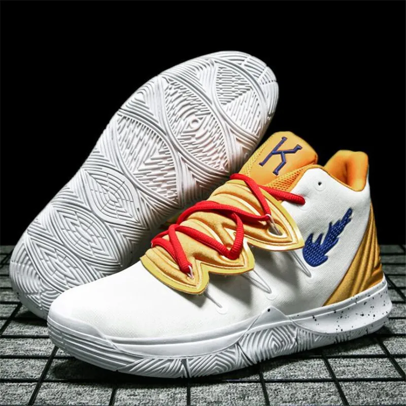 Новинка, высокое качество, Kyrie 5, мужские спортивные кроссовки Jordans, баскетбольные кроссовки, спортивные Нескользящие осенние кроссовки