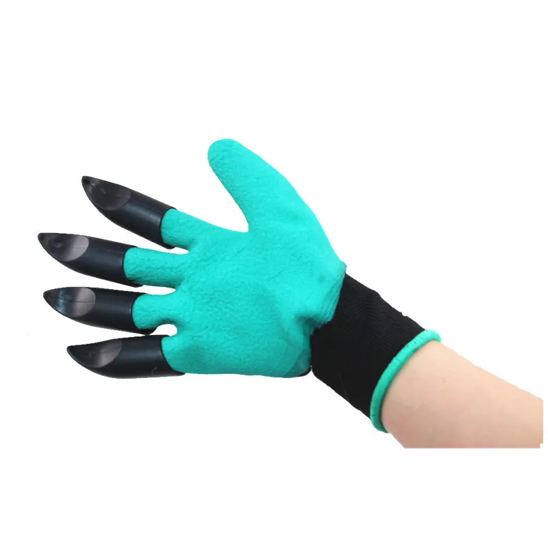 2020 Садовые перчатки с 4 ABS Пластик когти сад копание посадка 1 пара падение|gloves