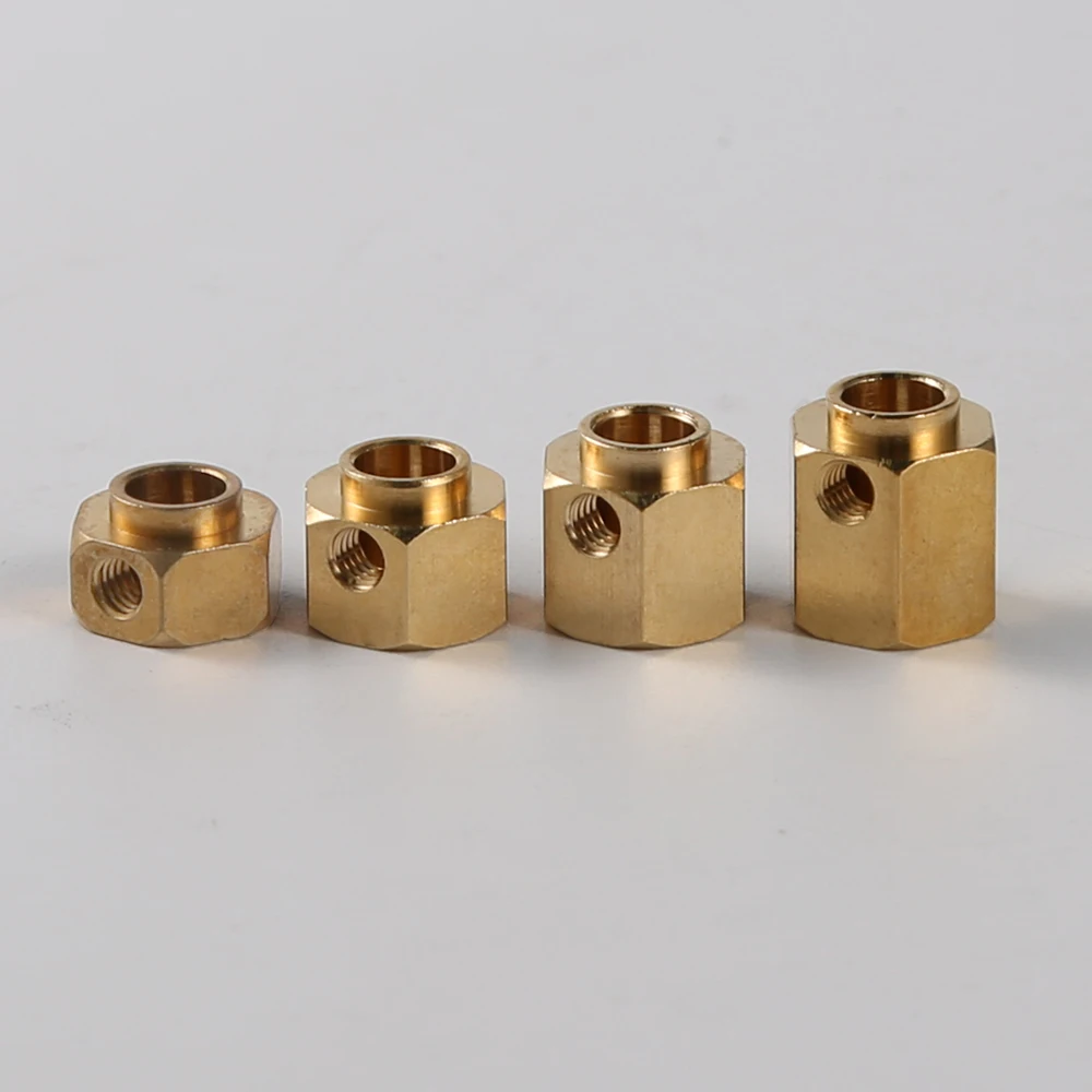MEREPACCOR 6/8/10/12 MM Heavier Brass 12MM Wheel Hex Extended Adapter for RC Crawler Traxxas TRX4 TRX-4 3 MEREPACCOR 6/8/10/12 MM Heavier Brass 12MM Wheel Hex Extended Adapter for RC Crawler Traxxas TRX4 TRX-4 3