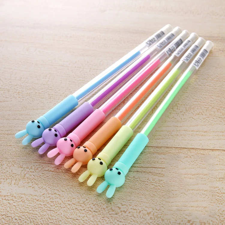 Wholesale Gel Pens Kawaii Rainbow Colored Cute Animal For School