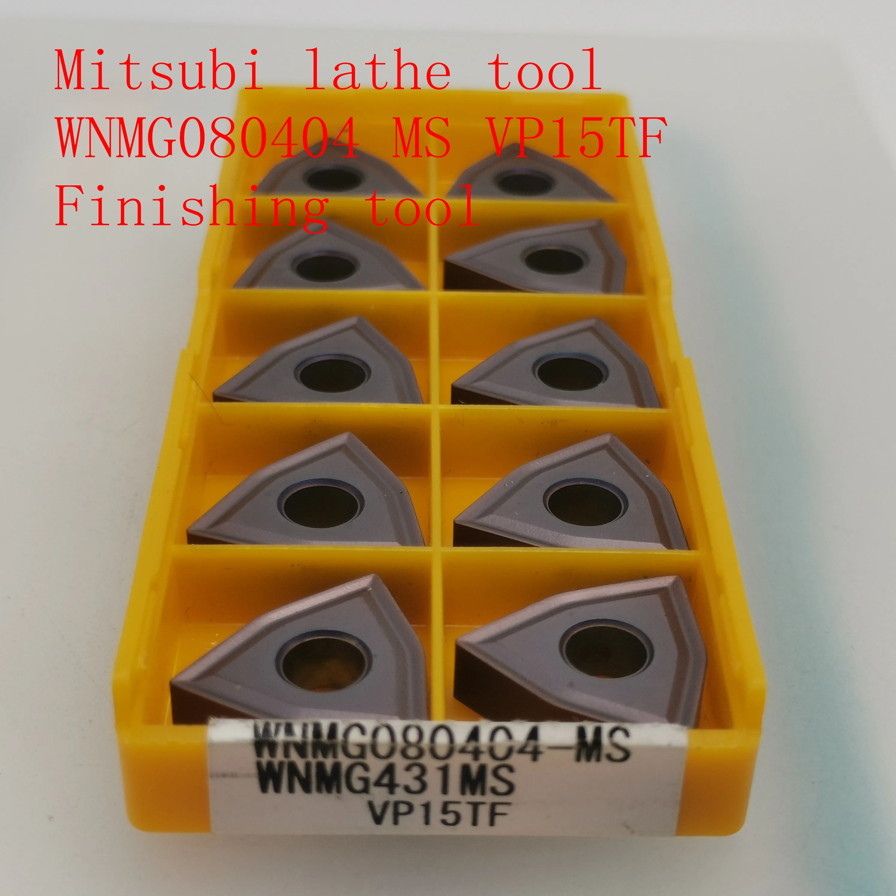 

Mitsubi R0.4 lathe tool WNMG080404 MS VP15TF external turning tool carbide tool CNC lathe finishing tool