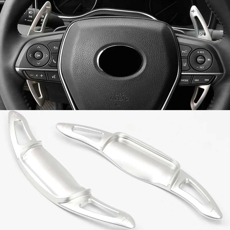 Для Toyota Corolla E210/RAV4/Camry рулевое колесо DSG весло рычаги наклейки для наращивания 2 шт. автомобильный Стайлинг