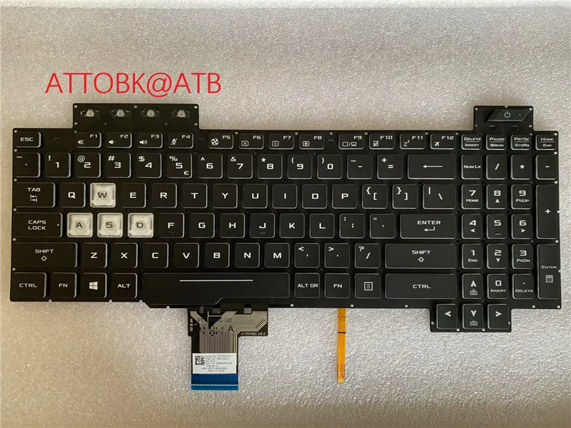 Teclado para Notebook RU EUA Reino Unido