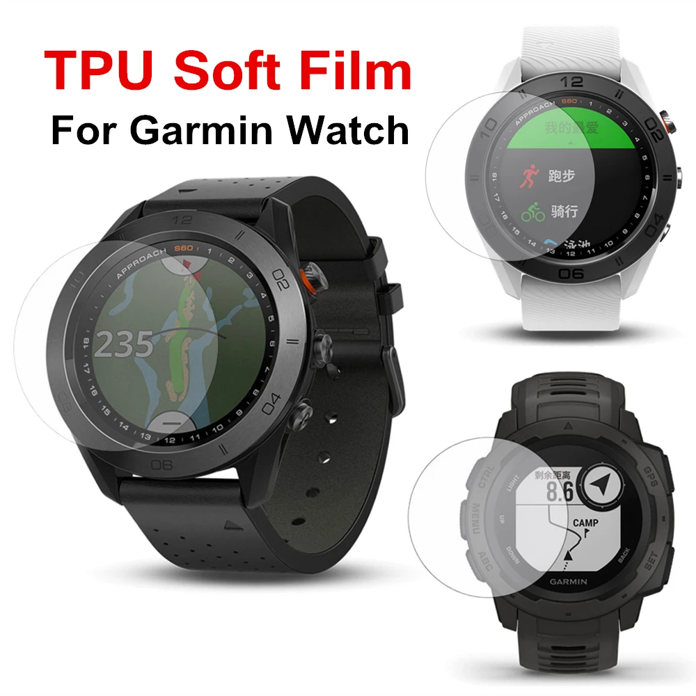 Экран Защитная пленка для часов Garmin Fenix 5X 5S 5 3 245 945 235 45 инстинкт Vivoactive3 Vivosmart HR