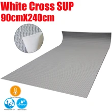 EVA Teak Decking For Boat Yacht Marine Flooring Carpet With Adhesive Surfboard Deck Pad White Cross SUP Grip Pad Accessories