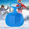 2Pcs/Set Funny Outdoor Kids Snow Sled Board Thicken Anti-skid Design Push Snow Sled Sledge Grass Sand Slider Ride On Toys 1