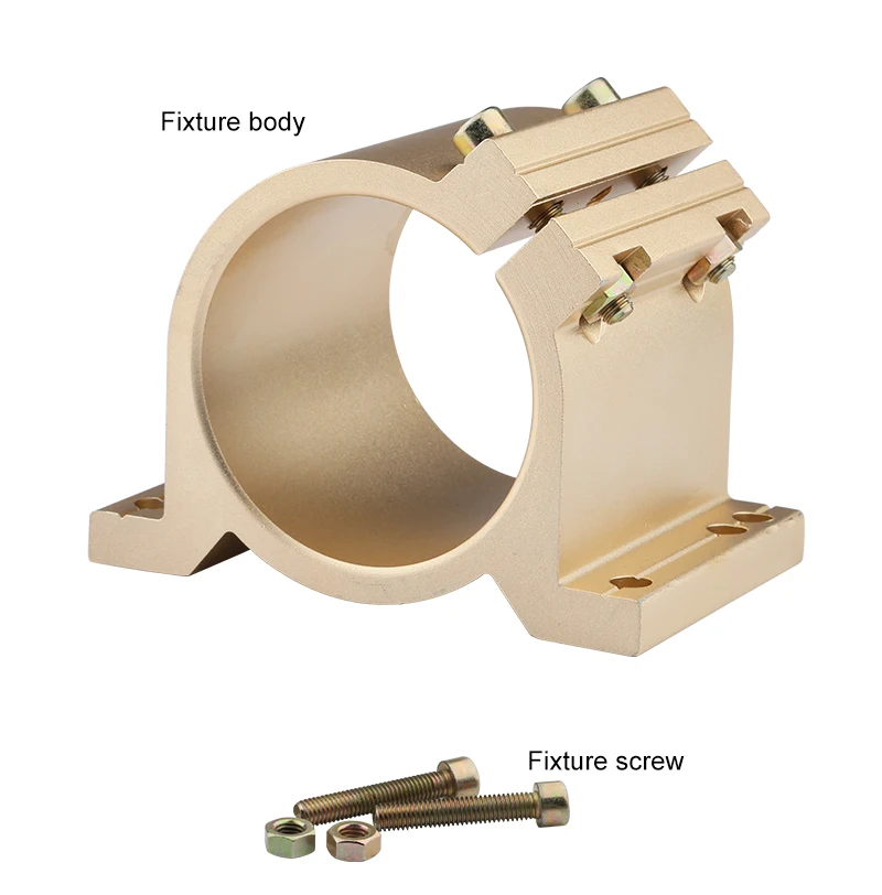 Cnc fresadora eixo de ouro inclinando braçadeira