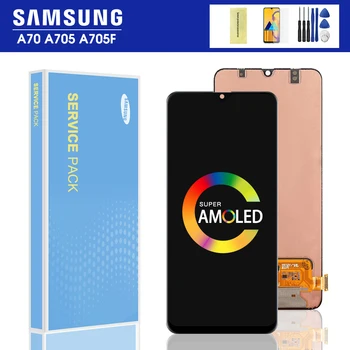 

6.7" Original A70 lcd For Samsung galaxy A70 2019 A705 A705F SM-A705F LCD Display Touch Screen Digitizer Assembly Replacement