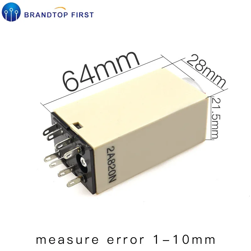 1 комплект реле времени H3Y-2 DC24V DC12V таймер задержки Реле времени 5A 10 м 10S 60 м с базой