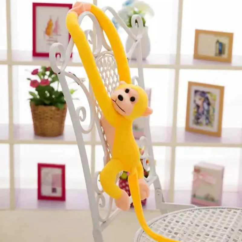 Cute Baby Kids Toddler Soft Plush Toys Long Arm Monkey Stuffed Animal Doll 3
