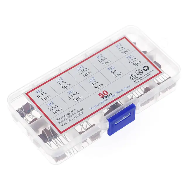 80pcs 6x30mm Quick Fast Blow Glass Assorted Fuse A... - Vicedeal