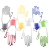 6Pcs Golf Glove Holder  Plastic Golf Gloves Rack Dryer Golf Glove Stretcher Hanger With Key Chain Golf Accessories 3