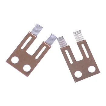 

DWCX 2Pcs Gold Car Accelerator Pedal Steering Column Switch Angle Sensor Repair Metal Kit Fit for BMW 7 E65 E66