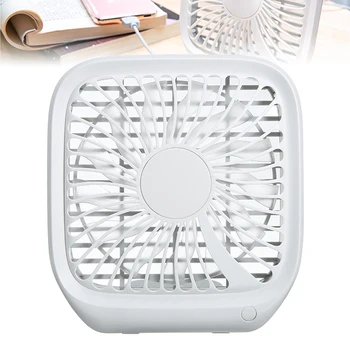 

USB Charging Electric Cooling Fan Mini Fan Portable Desktop Fan Low Noise Adjustable Speed With 1.2m Charging Cable