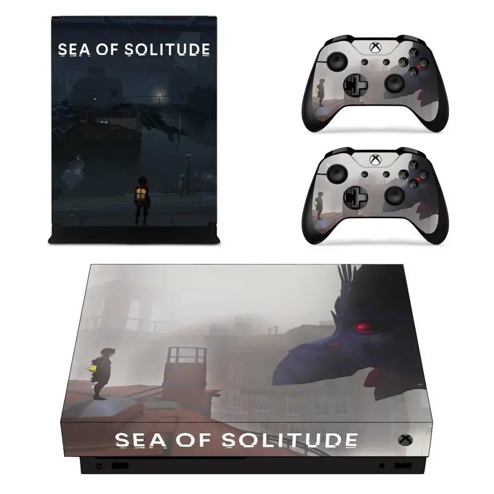 YSX1X1408 Для Xbox One X стикер s море одиночности кожи наклейки Pegatinas Adesivo для Xbox one X консоли пульта дистанционного управления скины - Цвет: YSX1X1408
