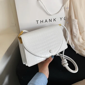 

Burminsa Summer Crocodile Pattern Underarm Bags Female Small Date Shoulder Bags High Quality Women Phone Crossbody Bags 2020 NEW