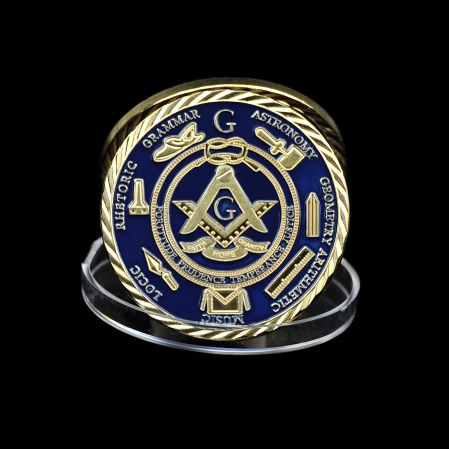Masonic brothestion of Man conmemorativo Challenge colección imitación antigua decoración del partido del ho