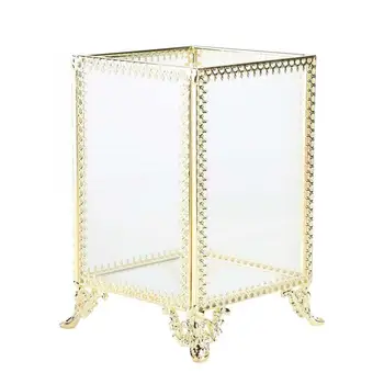 

Professional Nail Art Tool Bucket Makeup Brushes Multifunctional Pen Holder Box Desktop Organizer Makeup Pad Container Box