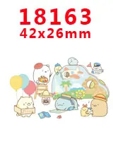 18163 30 шт мультфильм персонаж плоское украшение из смолы PR 18134 - Цвет: 18163