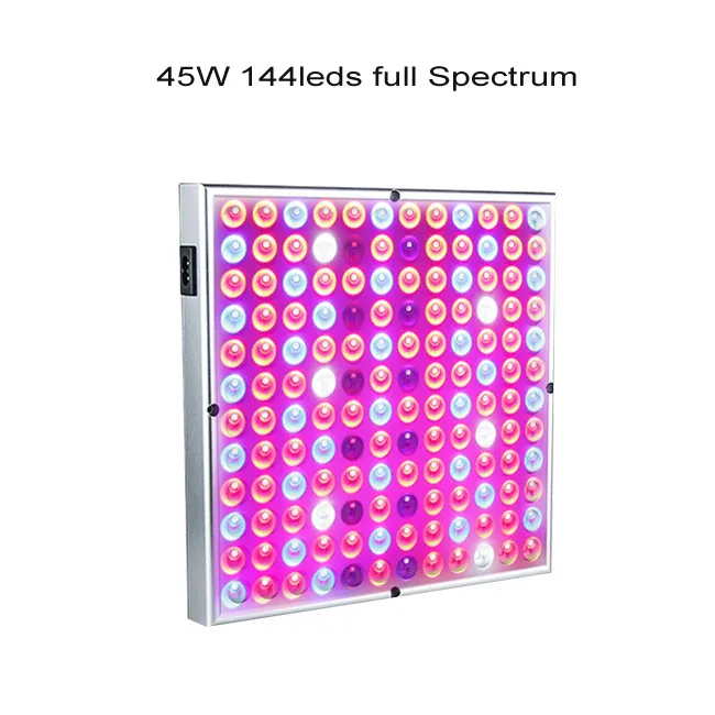 1 PCS 45W lamp 25 Вт 45 Вт полный спектр роста растений свет для внутреннего рассады цветочный тент AC85-265V фитолампа фитолампия - Испускаемый цвет: 1 PCS 45W lamp