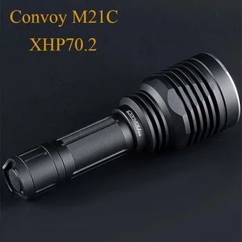 

Convoy M21C XHP70.2 LED Flashlight High Powerful Linterna 21700 Torch Light Work Lamp Torcia Led Lanterne Latarka Hunting Light