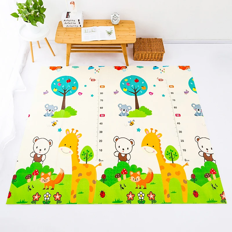 Baby Play Mat Waterproof XPE Soft Floor Playmat Foldable Crawling Carpet Kid Game Activity Rug Folding Blanket Educational Toys