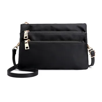 

Women Fashion Solid Color Zipper Waterproof Nylon Shoulder Bag Female Crossbody Bag Ladies Bolsa Waterproof Travel Messenger Bag