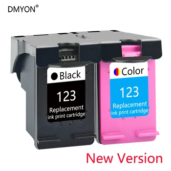

DMYON Ink Cartridge Compatible for HP 123 Deskjet 1110 1111 1112 2130 2131 2132 2134 2136 3630 5010 5012 5014 5020 5212 Printer