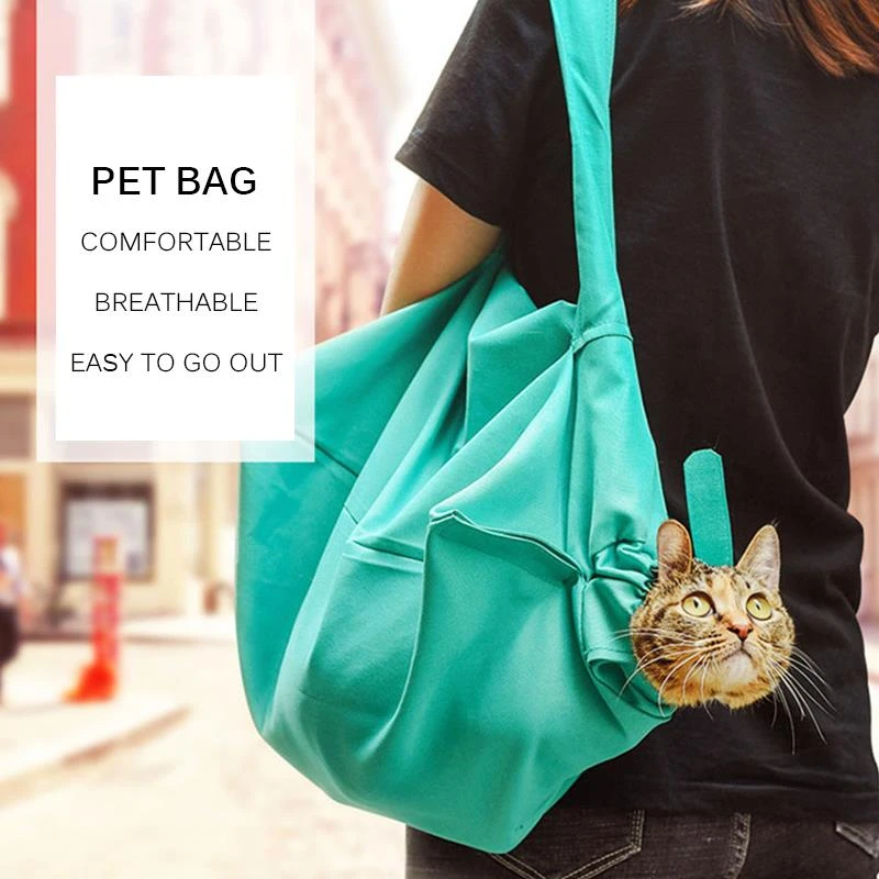 Sac De Transport Pour Chat Noir Vert Sacoche De Transport Respirant Portable A Bandouliere Fourre Tout De Voyage Pour Animaux De Compagnie Aliexpress