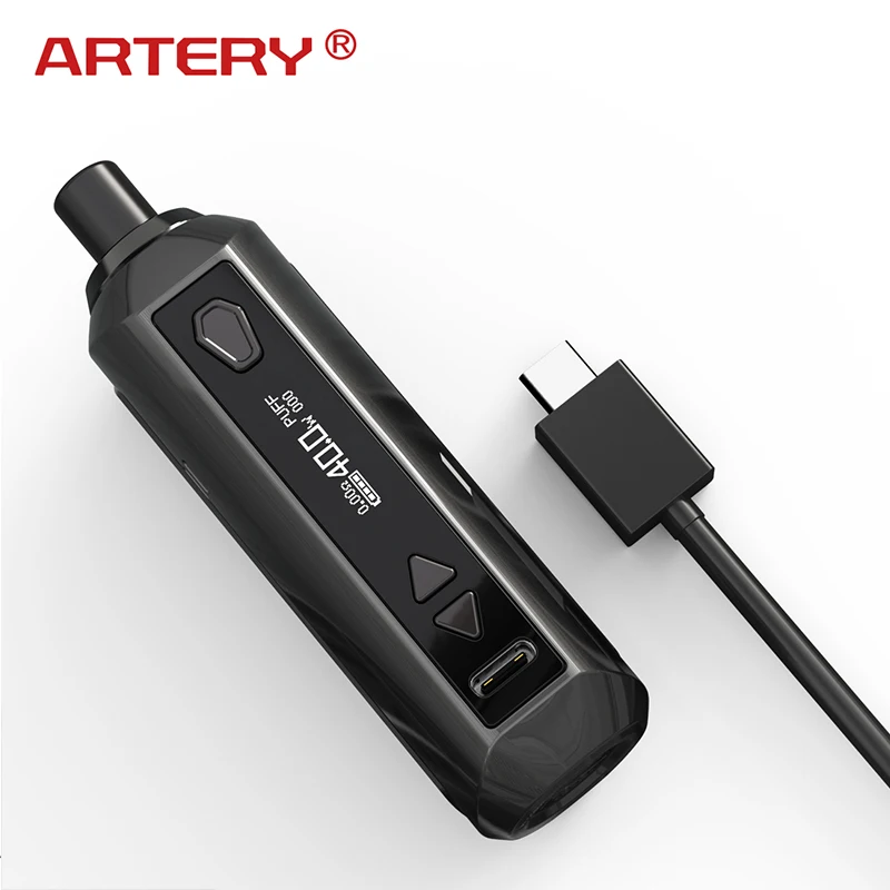 Артерия самородок AIO Pod Комплект с 1500 мАч батарея и RBA катушка 2 мл емкость бака