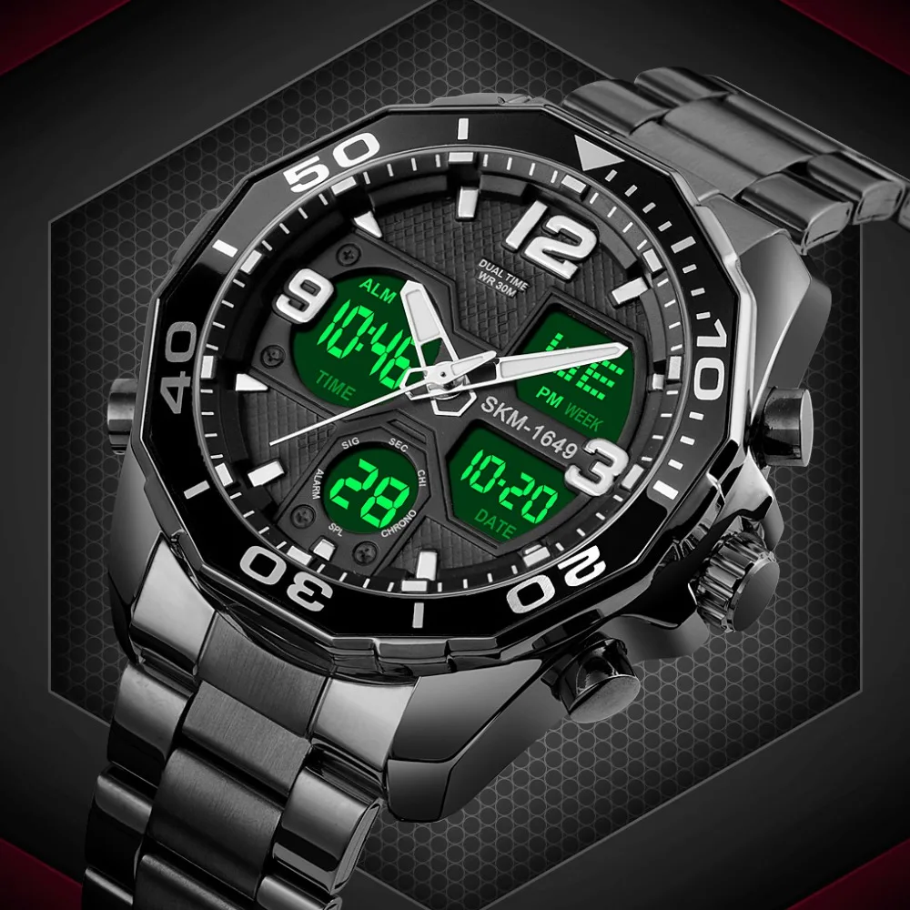 SKMEI 1649 Fashion Lampu LED Digital 