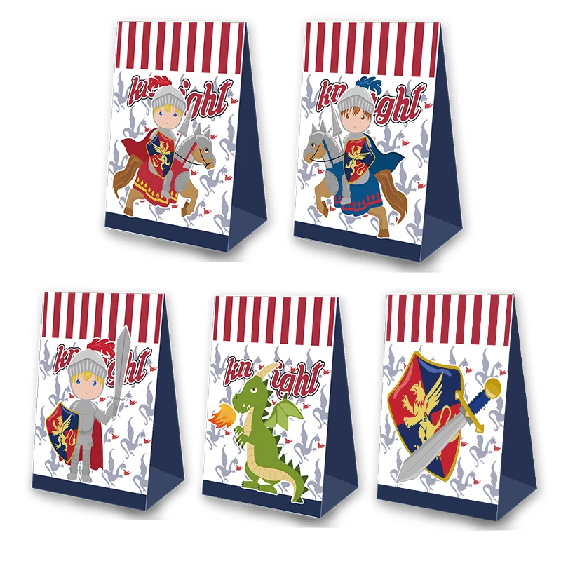 knight Party Theme Favor Box knight Candy Gift Box Cupcake Box Birthday Event Party Decorations