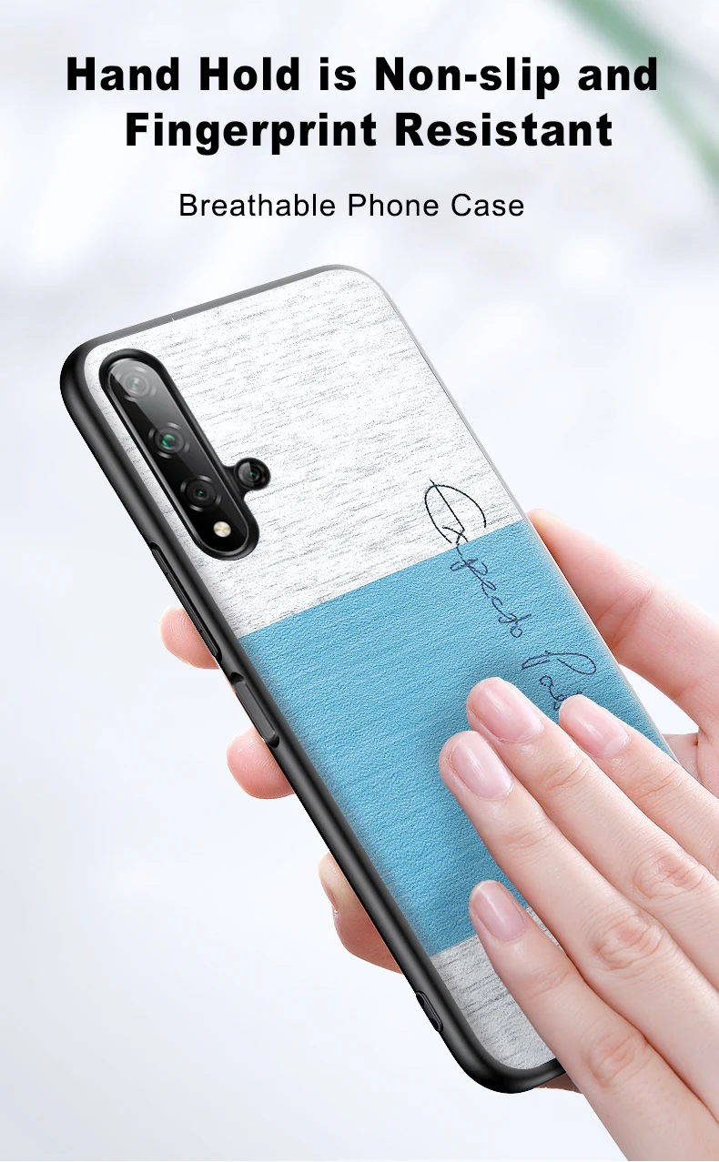 Для huawei nova 5t Чехол ударопрочный задняя крышка nova 5t ткань силиконовый capas coque MOFi nova 5t Роскошный чехол