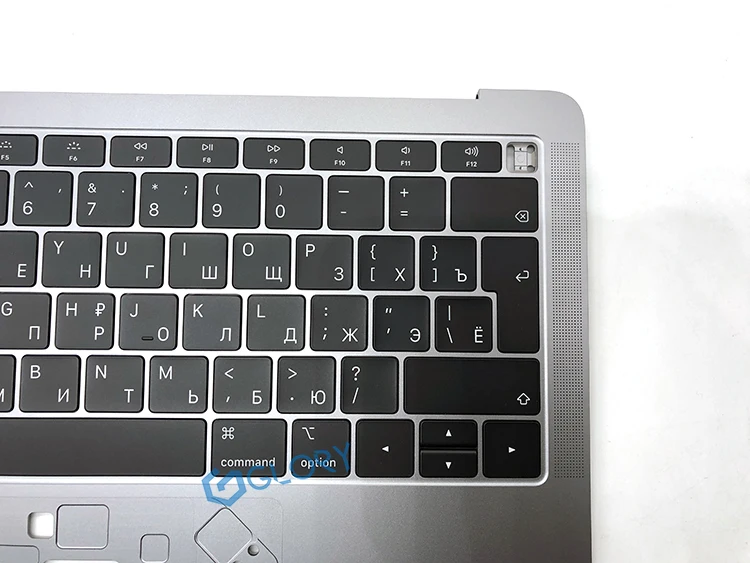 Серый для Macbook Air retina 1" A1932 Topcase Упор для рук+ RU русская клавиатура+ Подсветка Замена поздней