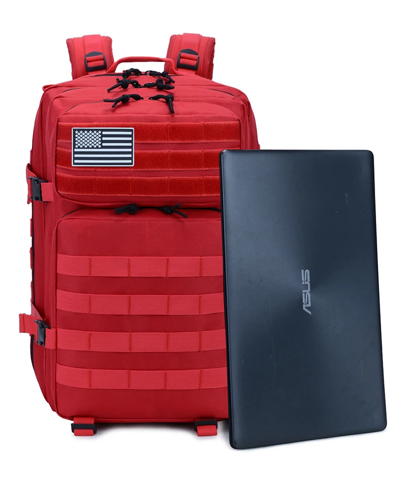 Уличный тактический рюкзак 45 л военный камуфляжный штурмовая пехота для