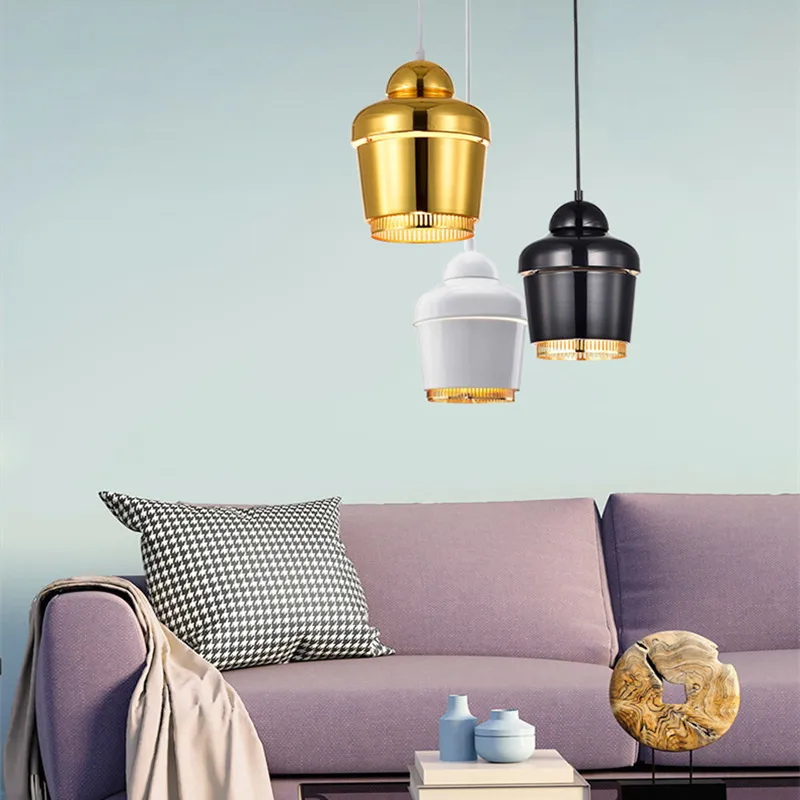 

Nordic Post-modern Crown Pendant Lights Art Denmark Creative Bar Living Room Decoration Light Fixtures With Led Bulbs