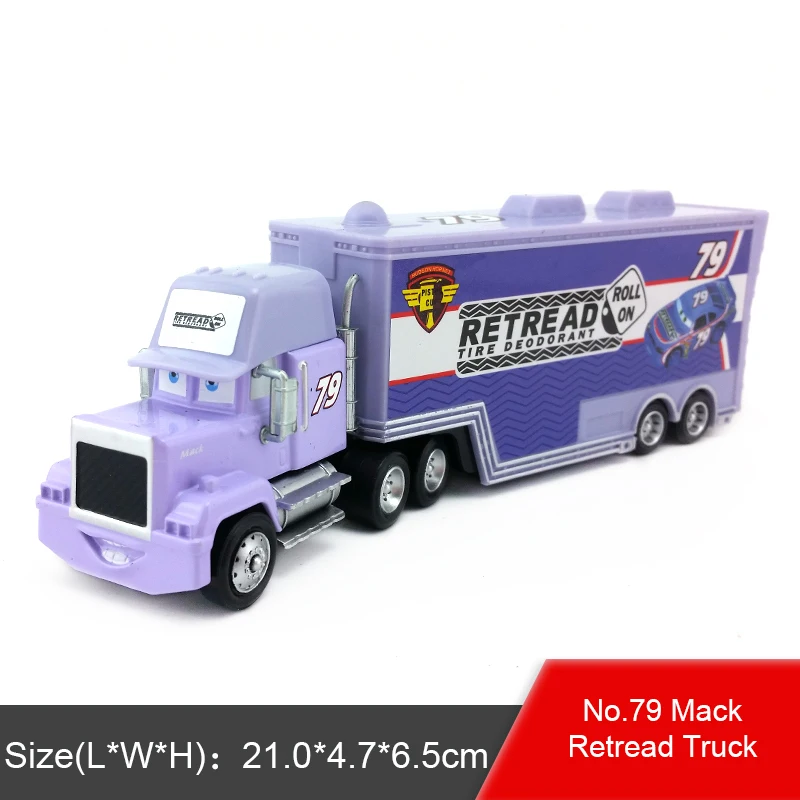 Disney Pixar Cars 2 3 игрушки Lightning McQueen Jackson Storm Chick Hick Mack Uncle Truck 1:55 литой модельный автомобиль игрушка детский подарок - Цвет: No.79