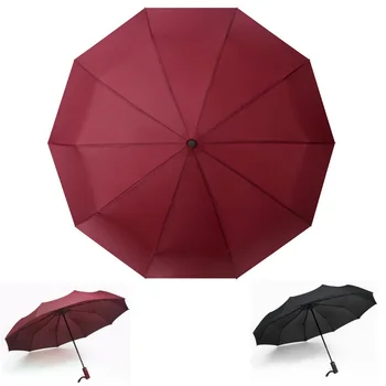 

Black Windproof Automatic Folding Umbrella Female Male Ten Bone Car Luxury Large Business Umbrellas Men Rain Women Gift Parasol
