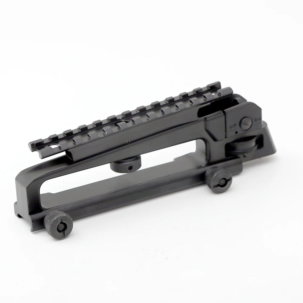 

picatinny rail AR15 Detachable Carry Handle Combo Mount For M4 M16 Dual Apertures A2 Rear Sight