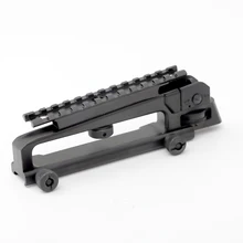 Picatinny trilho ar15, alça de transporte destacável, montagem de combo para m4 m16, aberturas duplas a2, visão traseira