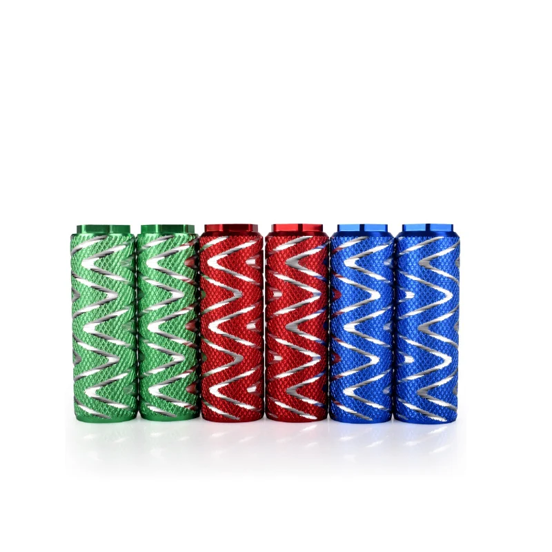 

1 Pair Bicycle Pedal BMX Road Bike Cylinder Aluminum Alloy Bike Pedal Axle Foot Pegs Rocket Bicycle Socle Pedal (Small Hole)