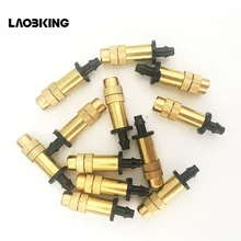 1/" медный распылитель сельскохозяйственная теплица садовый разбрызгиватель для воды Туман орошения распылители сопла латунь водяной туман 10 шт