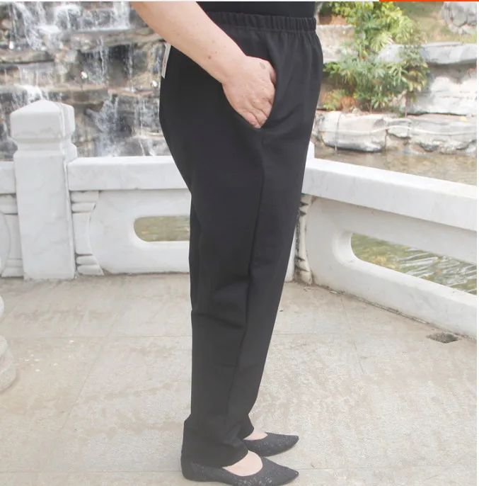 5xl-7xl размера плюс женские брюки брюки модные эластичные с высокой талией свободные повседневные Черные Брюки женские винтажные брюки-карандаш fw604
