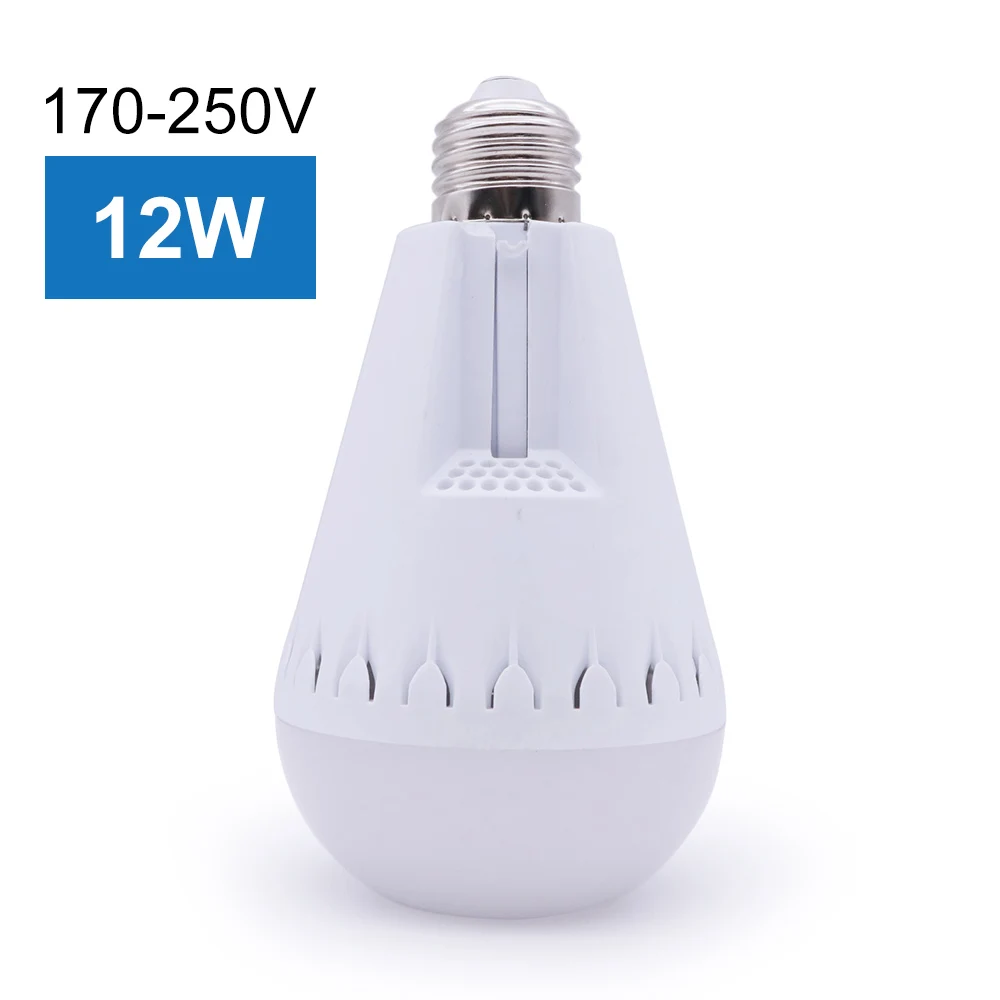 170-250 В умный светодиодный светильник E27 12 Вт перезаряжаемый аварийный свет для дома отключение питания задний ночник Открытый кемпинг свет - Испускаемый цвет: Белый