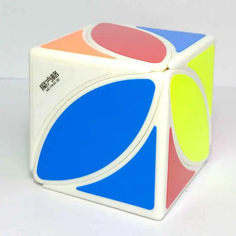 QiYi Creative Toys Square IVY Stickers Magic Cube MoFangGe Maple leaf shape speed cube puzzle skewb turning education kids toys 11