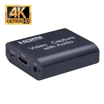 

1080P HD HDMI Video Capture Device HDMI To USB 2.0 Video Capture Card Dongle Game Record Live Streaming Broadcast Local Loop Out