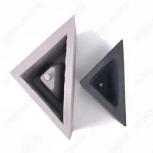 BK2005 небольшой цементный треугольный цветочный горшок силиконовая форма геометрическое ароматное Мыло Форма головоломки серии