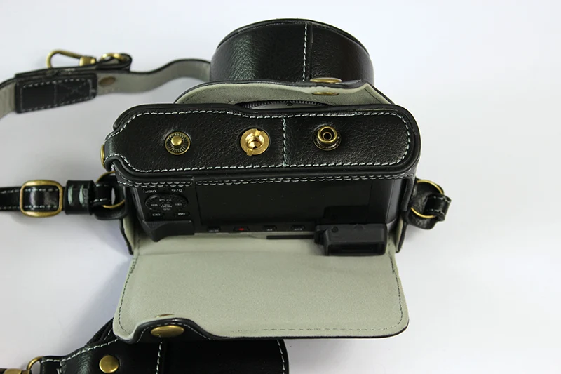 Genuine Leather Case Camera bag For Leica D-LUX typ109 protective full body cover shell With Battery Opening portable
