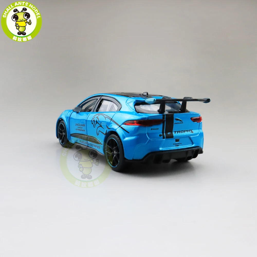 1/36 JACKIEKIM Jaguar I-PACE eTROPHY литой модельный автомобиль игрушки для детей откатные подарки для мальчиков и девочек